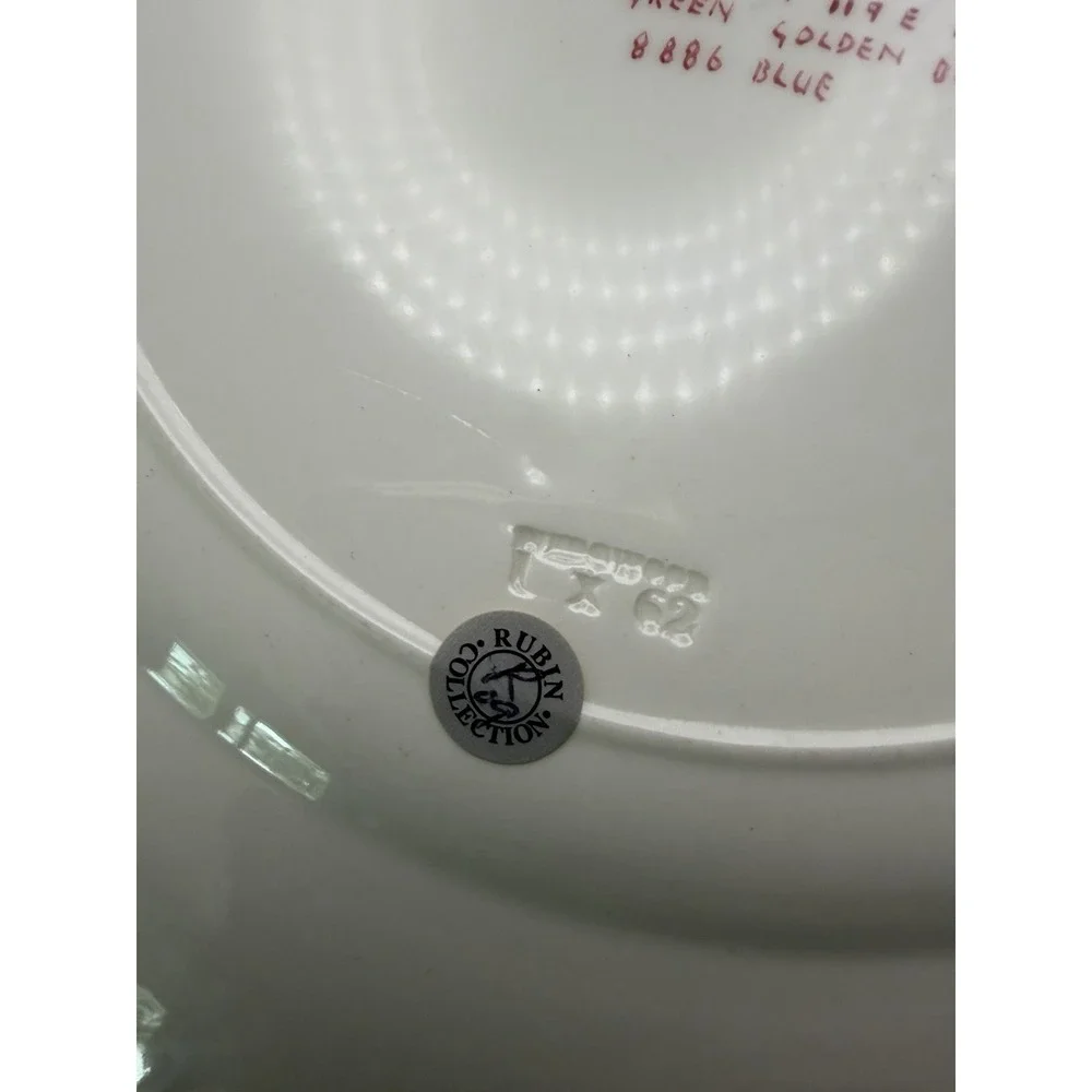 Rare Wedgwood Edme TRIAL Color Design Plate c1962 Rubin Collection 10